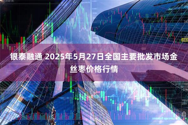 银泰融通 2025年5月27日全国主要批发市场金丝枣价格行情